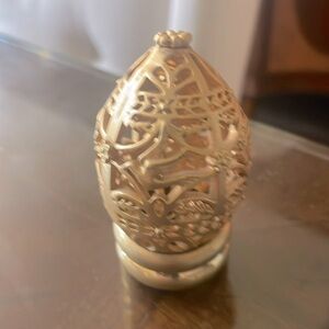 2" Franklin Mint Gold Easter Egg filagree